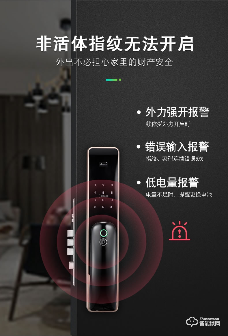 典匠智能锁 D9全自动推拉式智能指纹锁