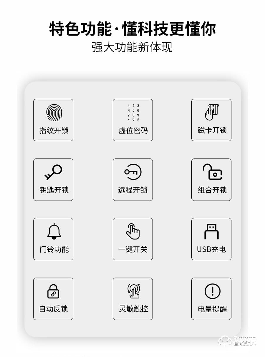摩萨迪智能锁 MLA-007全自动智能联动家电指纹锁